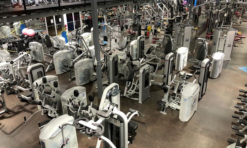 image of some of the new Nautilus equipment installed just installed at Four Seasons Fitness